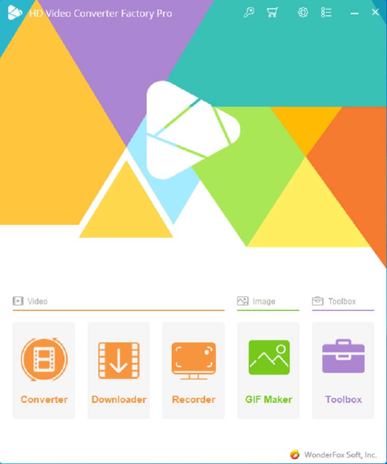 Download & convert video using WonderFox HD Video Converter Factory Pro.