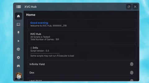 XVC Universal Script Hub Keyless [170+ Games]