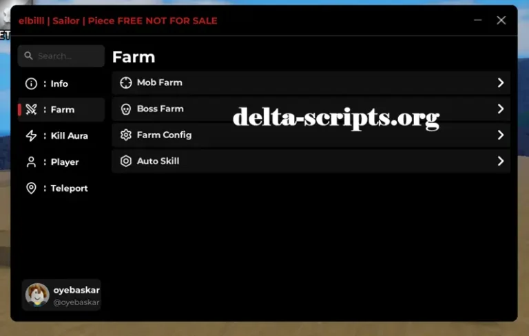 elbilll Sailor Piece Script No Key - Auto Farm, Kill Aura, Teleport,