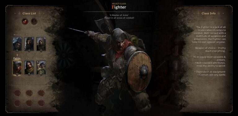 Dark and darker fighter Build - skills