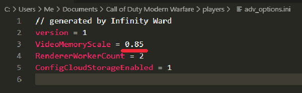Fix dev error 6068 modern warfare
