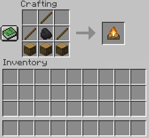 How to Make a Campfire in Minecraft