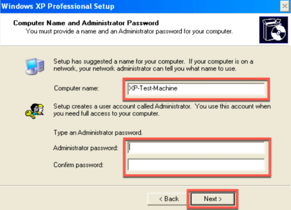Windows XP Emulator on Virtual Machine Windows 10