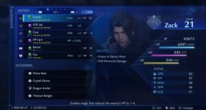 How to increase Accessories Slot in Final Fantasy Crisis Core Reunion