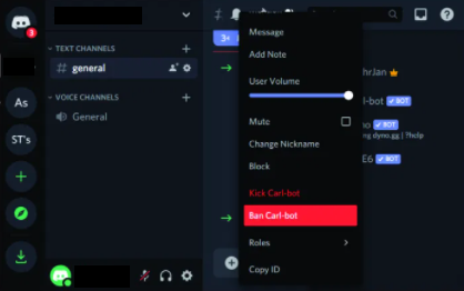 how to unban someone from discord