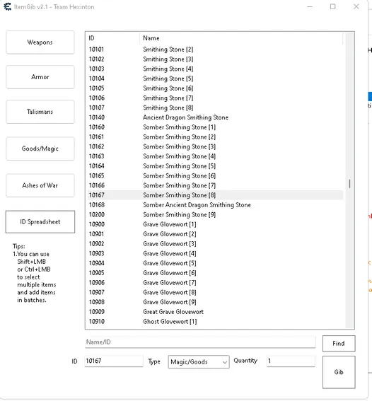 Change Attributes in Elden ting using the cheat engine.