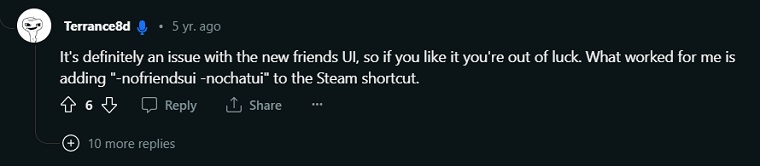 Revert steam chat to a older version fixes the problem