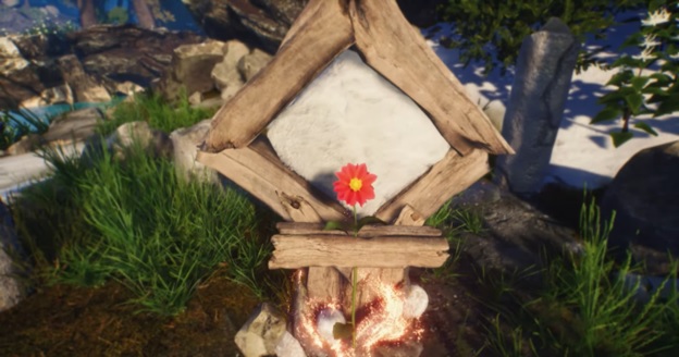 Red herbs on shrines