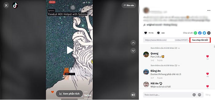 Download tiktok video with SnapTik 