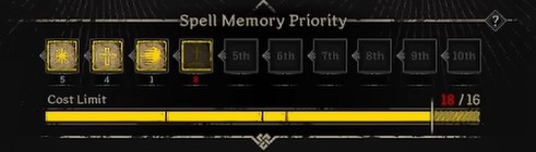 Spell Memory Priority