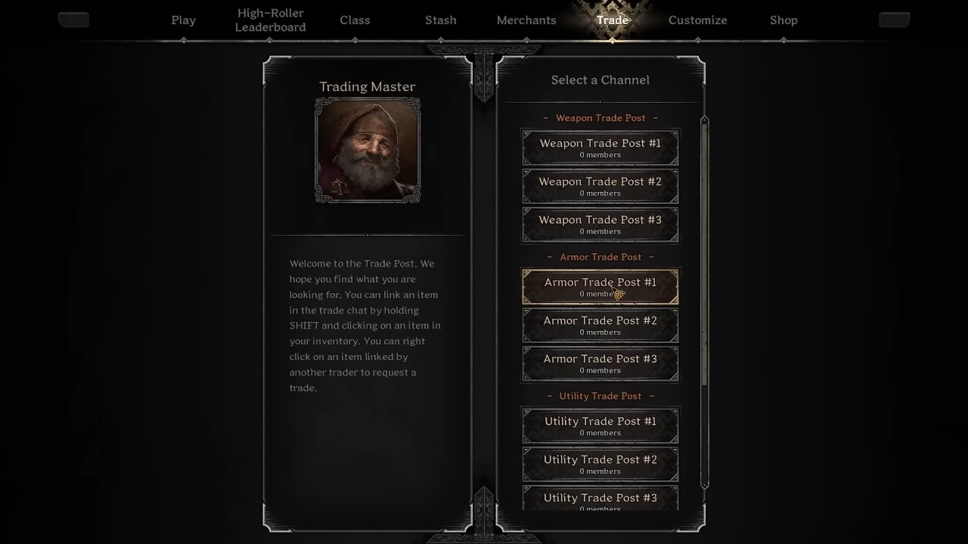 How to buy or sell items in dark and darker